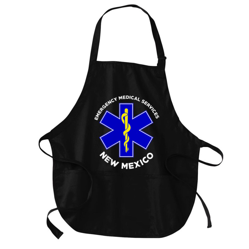 New Mexico Ems Emergency Medical Services Emt Medic Medium-length Apron | Artistshot