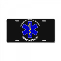 New Mexico Ems Emergency Medical Services Emt Medic License Plate | Artistshot