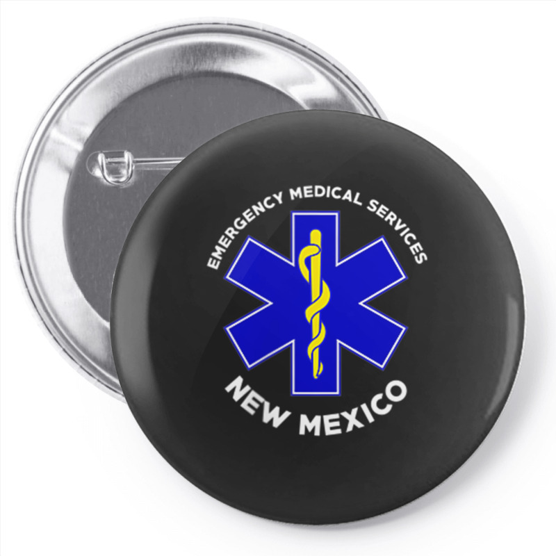 New Mexico Ems Emergency Medical Services Emt Medic Pin-back Button | Artistshot