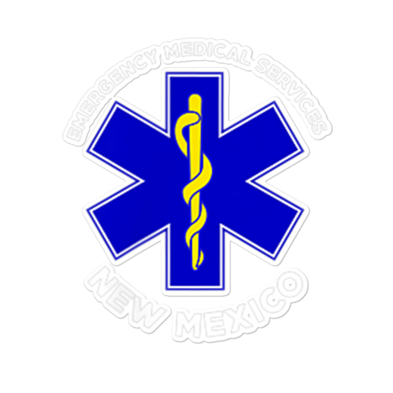 New Mexico Ems Emergency Medical Services Emt Medic Sticker | Artistshot