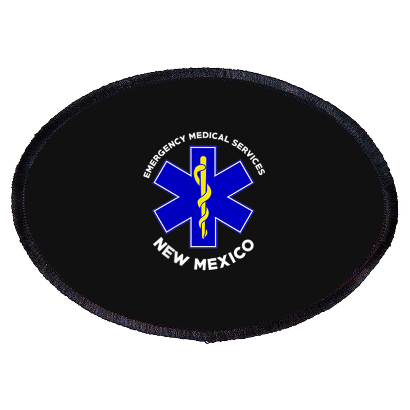 New Mexico Ems Emergency Medical Services Emt Medic Oval Patch | Artistshot