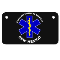 New Mexico Ems Emergency Medical Services Emt Medic Motorcycle License Plate | Artistshot