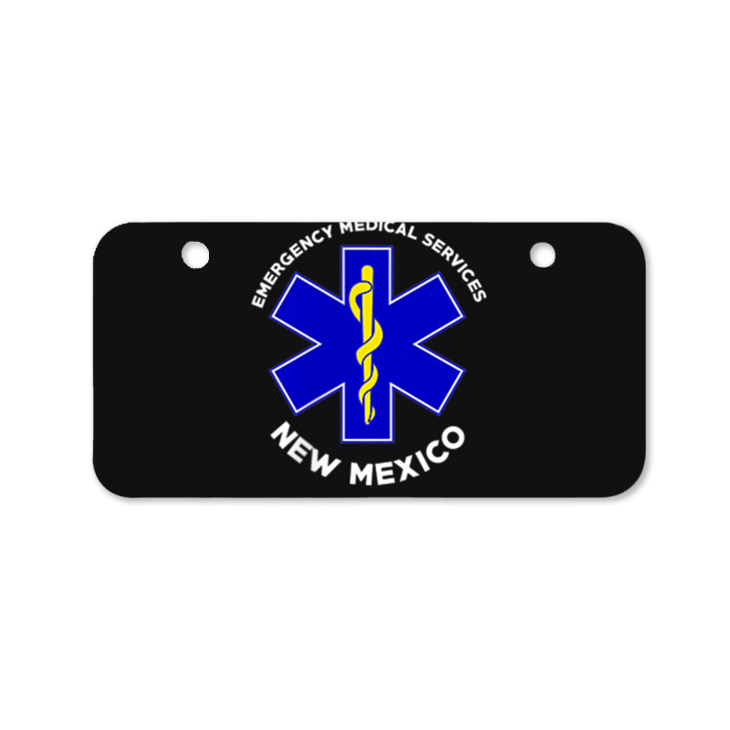 New Mexico Ems Emergency Medical Services Emt Medic Bicycle License Plate | Artistshot