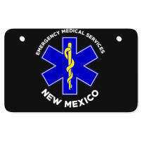 New Mexico Ems Emergency Medical Services Emt Medic Atv License Plate | Artistshot