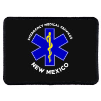 New Mexico Ems Emergency Medical Services Emt Medic Rectangle Patch | Artistshot