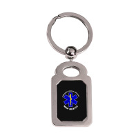 New Mexico Ems Emergency Medical Services Emt Medic Silver Rectangle Keychain | Artistshot