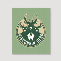 Wisconsin Herd Portrait Canvas Print | Artistshot