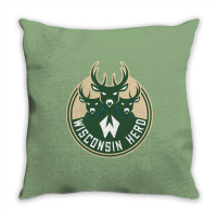 Wisconsin Herd Throw Pillow | Artistshot