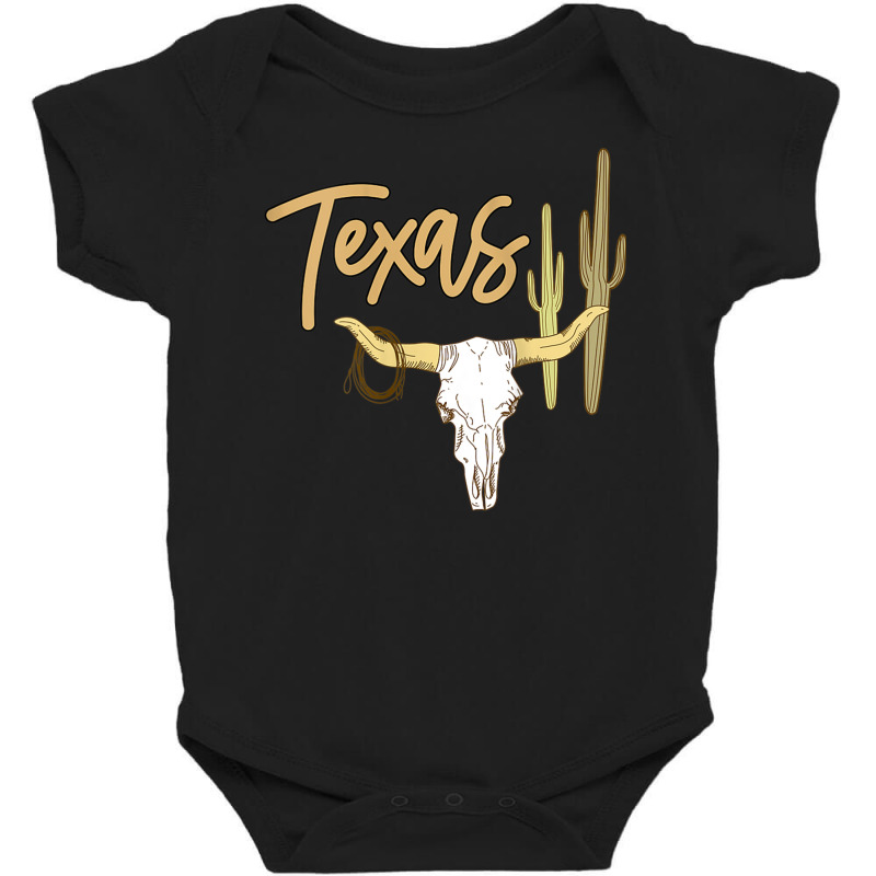 Womens Vintage Style Texas Native Texan Lonestar State Longhorn Tank T Baby Bodysuit by cm-arts | Artistshot