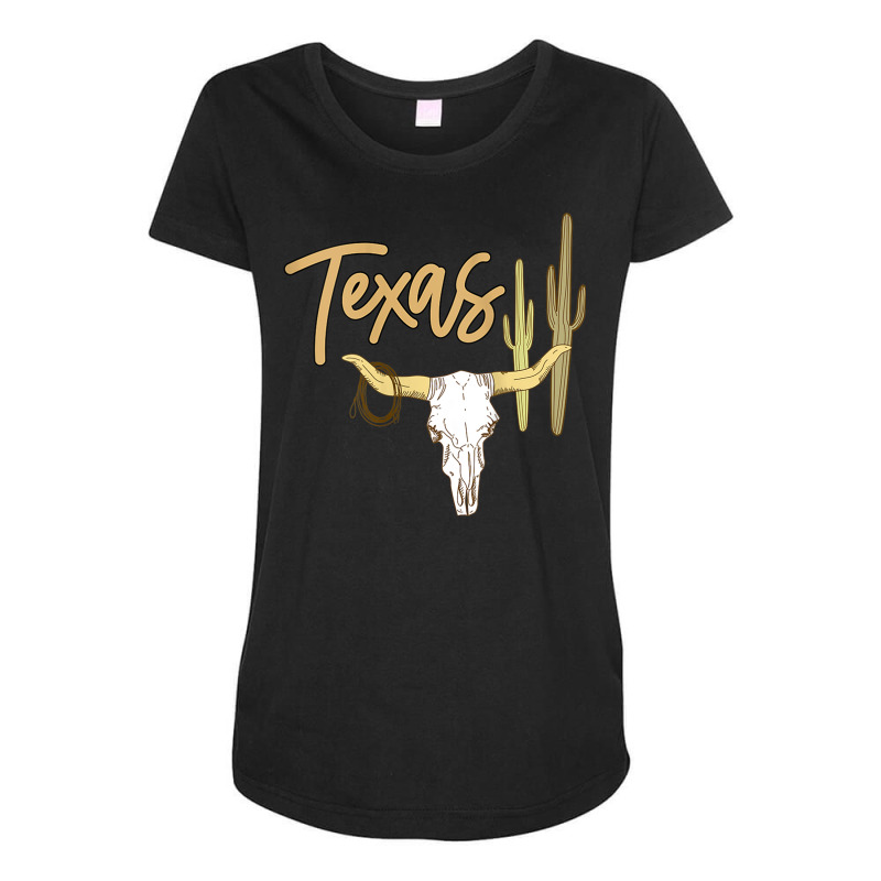 Womens Vintage Style Texas Native Texan Lonestar State Longhorn Tank T Maternity Scoop Neck T-shirt by cm-arts | Artistshot