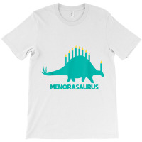 Funny Hanukkah Tee Dinosaur Stegosaurus Dino Menorah T Shirt T-shirt | Artistshot