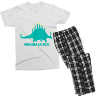 Funny Hanukkah Tee Dinosaur Stegosaurus Dino Menorah T Shirt Men's T-shirt Pajama Set | Artistshot