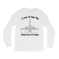 Palmyra Ny Temple, I Love To See My Temple, Primary Raglan Baseball Te Long Sleeve Shirts | Artistshot