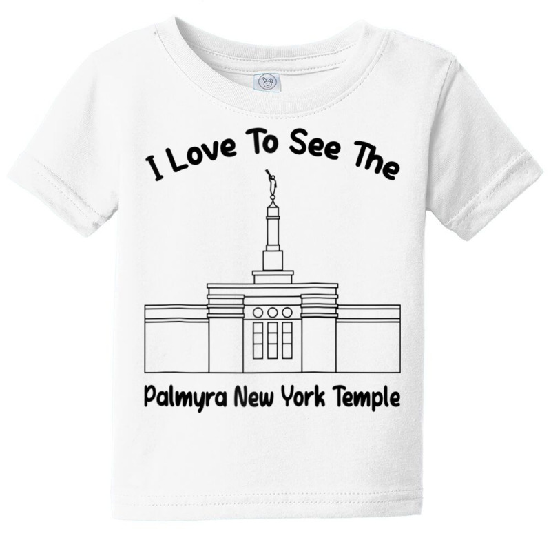 Palmyra Ny Temple, I Love To See My Temple, Primary Raglan Baseball Te Baby Tee by cm-arts | Artistshot