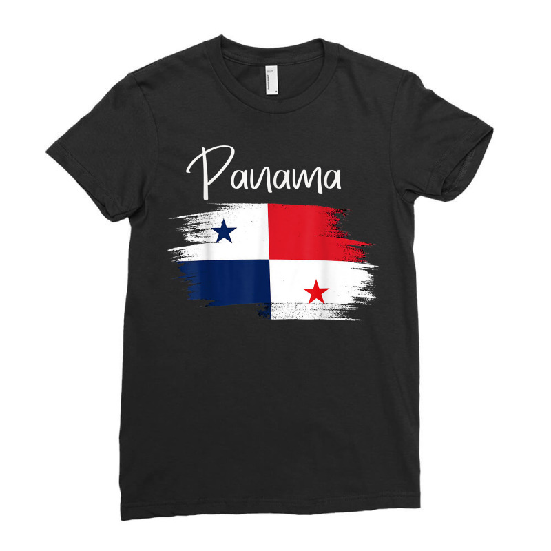 Panama Flag Tshirt, Panamanian Tshirt, Panama Flag For Women T Shirt Ladies Fitted T-Shirt by cm-arts | Artistshot