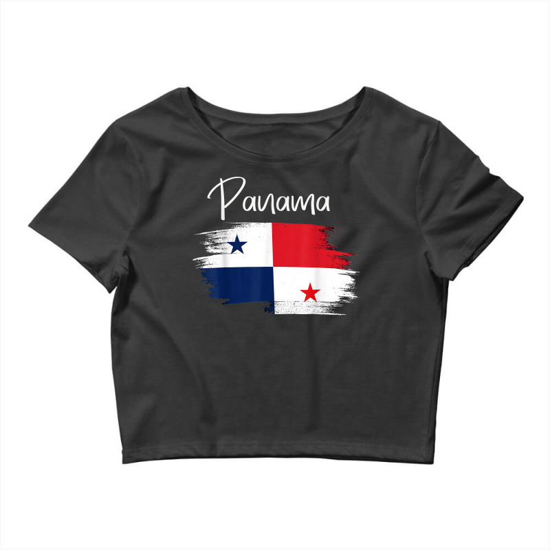 Panama Flag Tshirt, Panamanian Tshirt, Panama Flag For Women T Shirt Crop Top by cm-arts | Artistshot