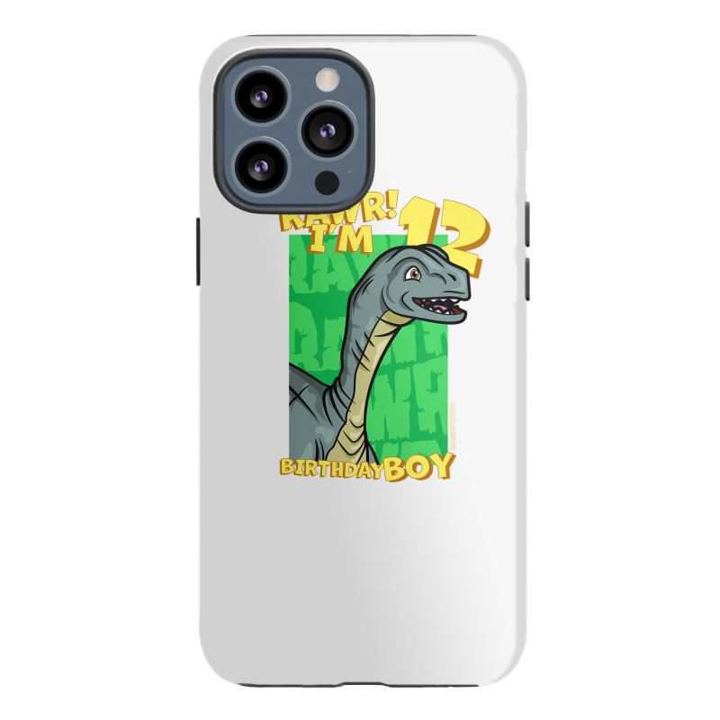 Rawr! I'm 12 Birthday Boys 12th Birthday Dino Mussaurus Iphone 13 Pro Max Case | Artistshot