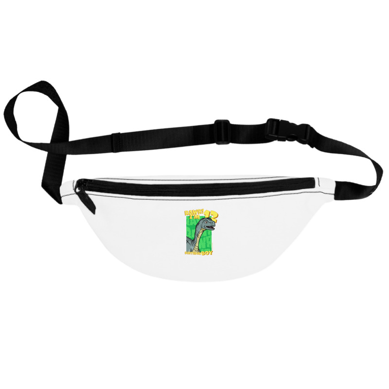 Rawr! I'm 12 Birthday Boys 12th Birthday Dino Mussaurus Fanny Pack | Artistshot