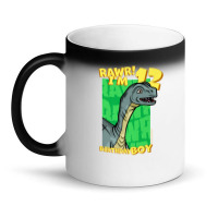 Rawr! I'm 12 Birthday Boys 12th Birthday Dino Mussaurus Magic Mug | Artistshot