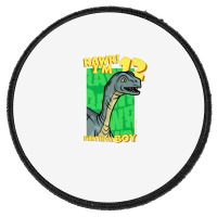 Rawr! I'm 12 Birthday Boys 12th Birthday Dino Mussaurus Round Patch | Artistshot