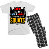 Life Has Its Ups  & Downs Men's T-shirt Pajama Set | Artistshot