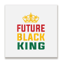 Future Black King History Maker Juneteenth Hbcu Afro Boy T Shirt Metal Print Square | Artistshot