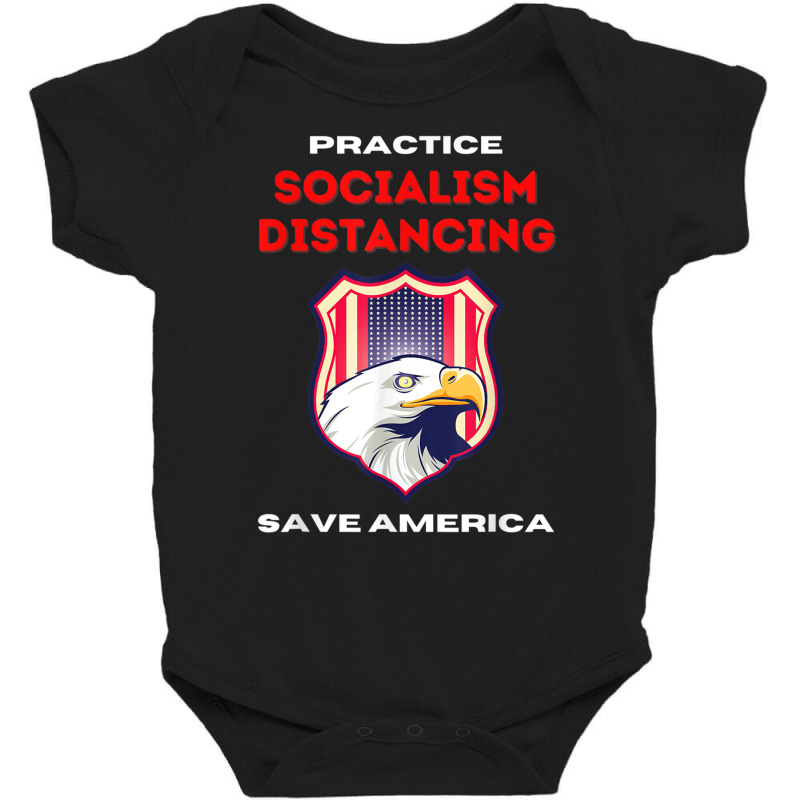 Socialism Distancing And Socialist Distancing A Capitalism T Shirt Baby Bodysuit by cm-arts | Artistshot