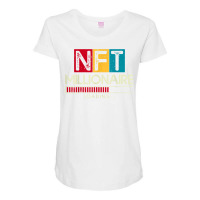 Nft Millionaire Loading   Crypto Hodl T Shirt Maternity Scoop Neck T-shirt | Artistshot