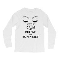 Womens Microblading Brows Esthetician Eyebrows Lashes V Neck T Shirt Long Sleeve Shirts | Artistshot