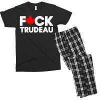 Fuck Trudeau Men's T-shirt Pajama Set | Artistshot