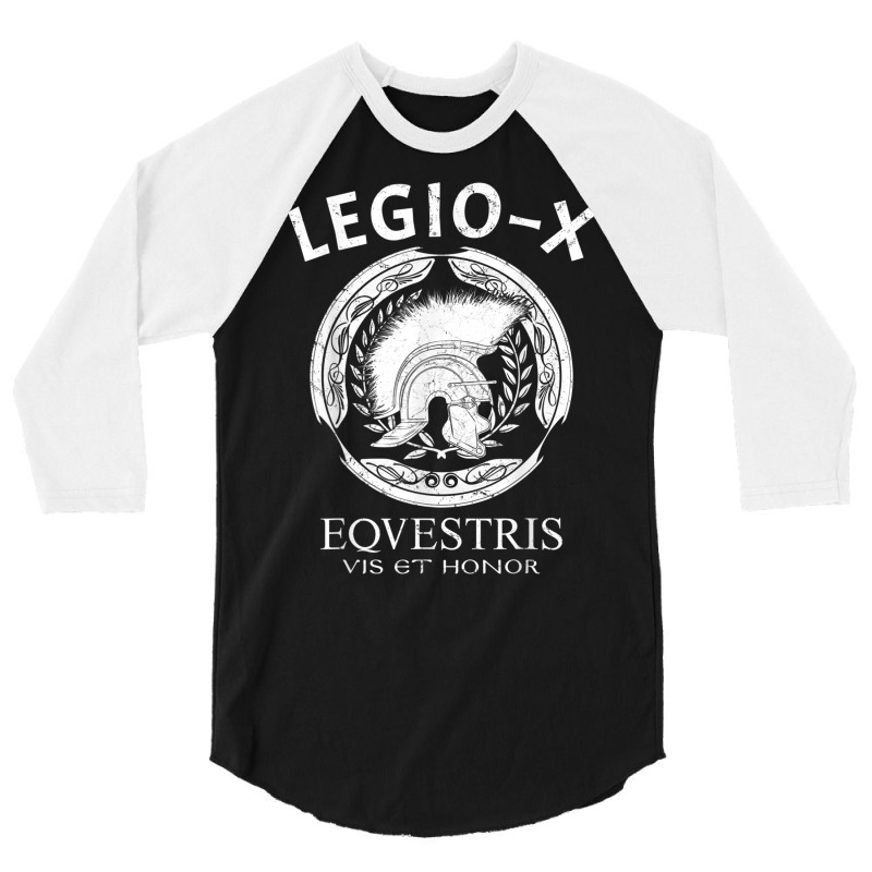 Legio X Equestris Roman Centurion Vis Et Honor Roman Legion T Shirt 3/4 Sleeve Shirt by cm-arts | Artistshot