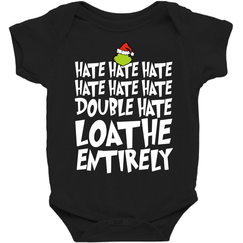 Loathe Entirely Grinch For Dark Baby Bodysuit by autlu2024 | Artistshot