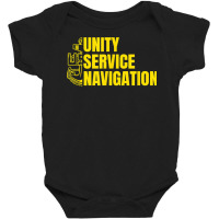 Unity Service Navigation Chief Phrase For Naval Cpo T Shirt Baby Bodysuit | Artistshot