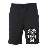 Mexican Skull Fleece Short | Artistshot