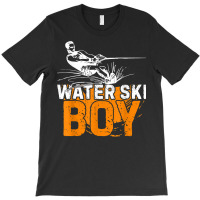 Water Ski Boy Funny Water Skiing Water Sports Waterskiing T Shirt T-shirt | Artistshot