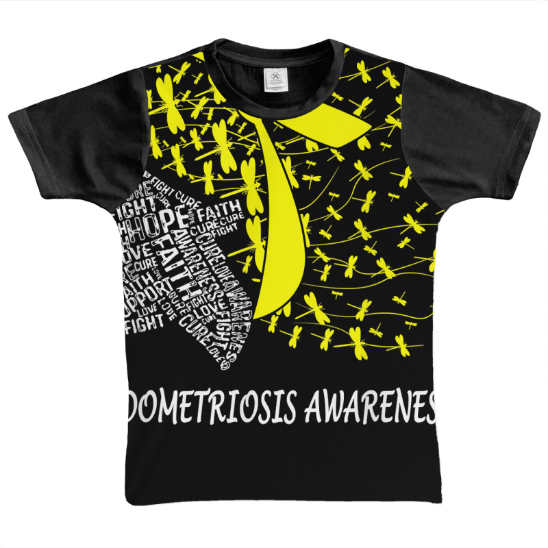 We Wear Yellow For Endometriosis Awareness T Shirt Graphic Youth T-shirt by cm-arts | Artistshot