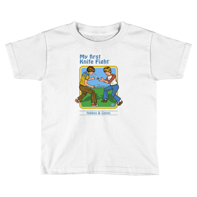 My First Knife Fight Toddler T-shirt by cm-arts | Artistshot