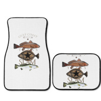 Texas Slam Fishing Red Drum Flounder Trout T Shirt Full Set Car Mats | Artistshot