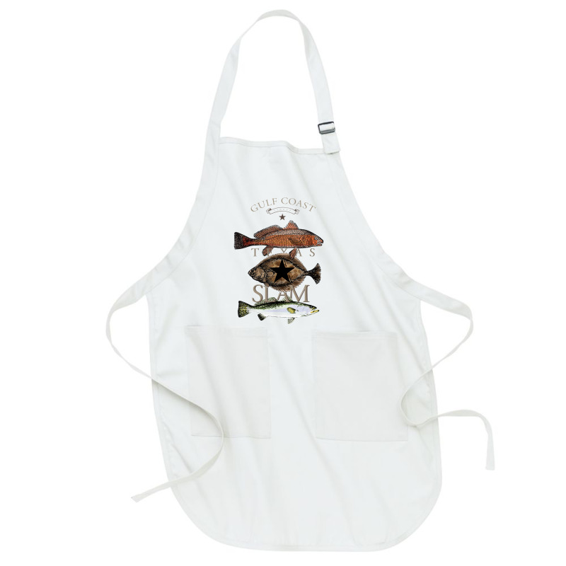 Texas Slam Fishing Red Drum Flounder Trout T Shirt Full-length Apron | Artistshot