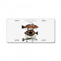 Texas Slam Fishing Red Drum Flounder Trout T Shirt License Plate | Artistshot