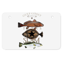 Texas Slam Fishing Red Drum Flounder Trout T Shirt Atv License Plate | Artistshot