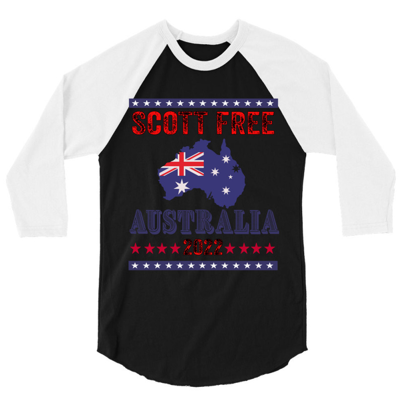 Scott Free - Australia Federal Election 2022 Fitted Scoop 3/4 Sleeve Shirt by GEORGEJUBILEE | Artistshot