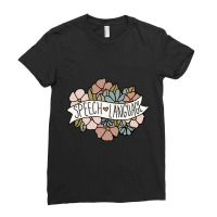 Speech Language Pathology Floral Design Ladies Fitted T-shirt | Artistshot