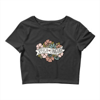 Speech Language Pathology Floral Design Crop Top | Artistshot