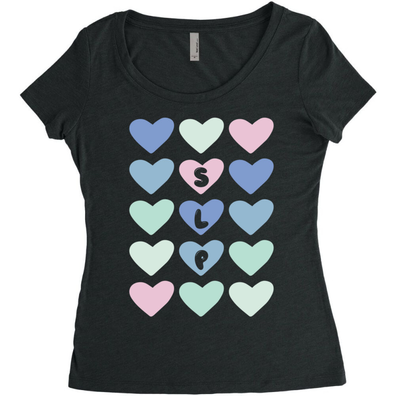 Speech Language Therapist Women's Triblend Scoop T-shirt by cm-arts | Artistshot