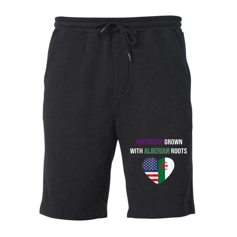 American Grown With Algerian Roots T Shirt Fleece Short | Artistshot