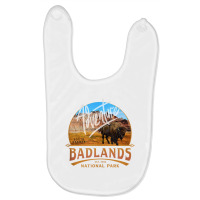 Badlands National Park South Dakota Bison Vacation Souvenir Tank Top Baby Bibs | Artistshot