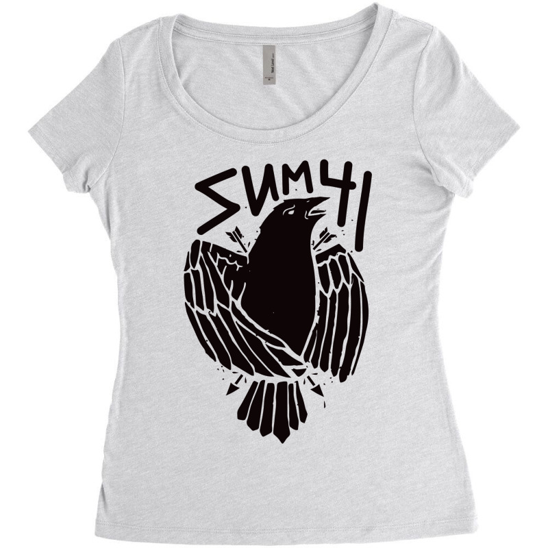 Sum41 Women's Triblend Scoop T-shirt by cm-arts | Artistshot