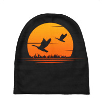 Goose Sunset Baby Beanies | Artistshot