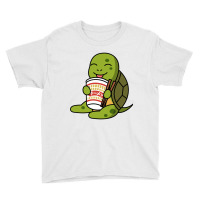 Turtle Eating Instant Ramen Noodles Pet Long Sleeve T Shirt Youth Tee | Artistshot